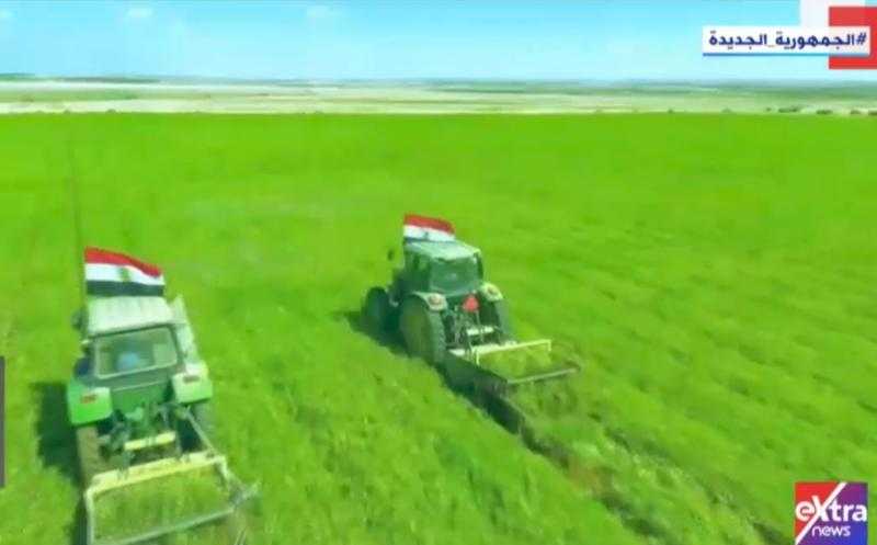 السيسي يشاهد فيلمًا تسجيليًا بعنوان «نهضة زراعية» - فيديو