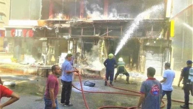 حريق مطعم بالمعادي