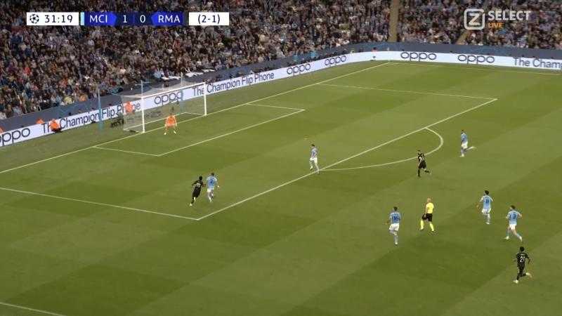 «برناردو» يتقدم لـ مانشستر سيتي أمام ريال مدريد في أبطال أوروبا