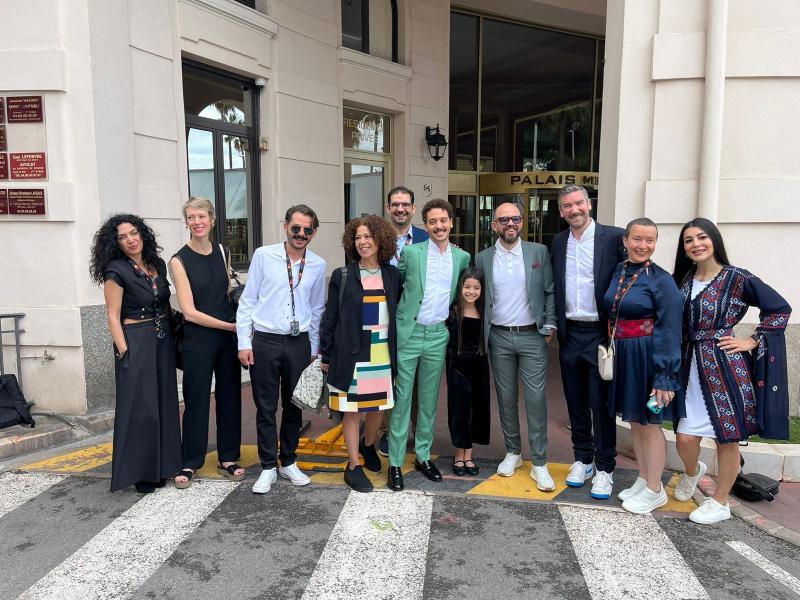 استقبال حافل وعرض أول كامل العدد للفيلم الأردني «إنشالله ولد» بمهرجان كان