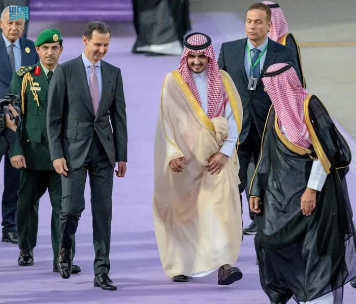 الرئيس السوري يصل جدة