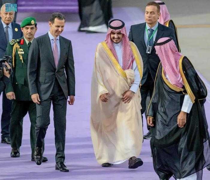 شاهد.. لحظة وصول الرئيس السوري إلى جدة للمشاركة في القمة العربية