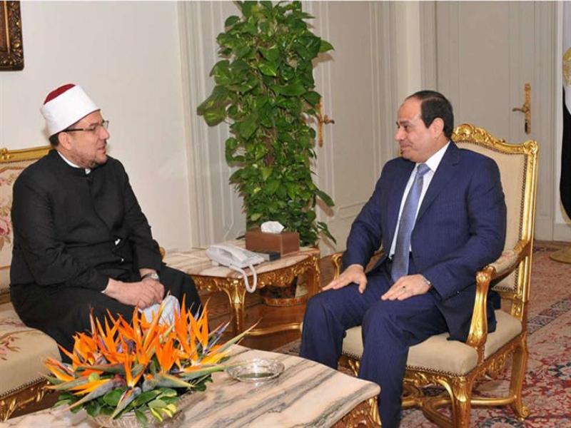وزير الأوقاف والرئيس السيسي