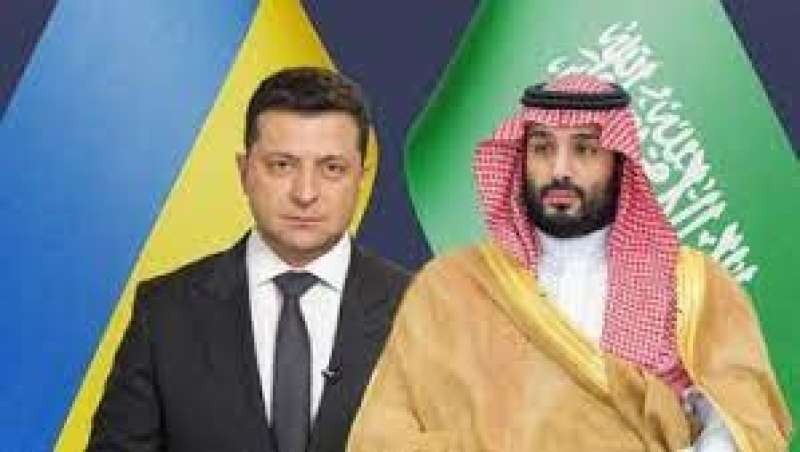ولي العهد السعودي ورئيس أوكرانيا 