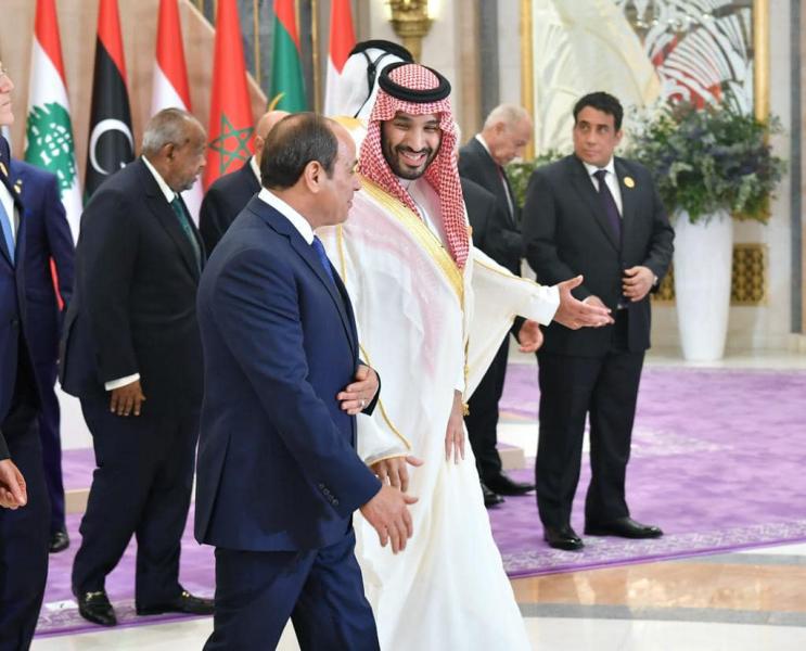 الرئيس السيسي وولي العهد السعودي