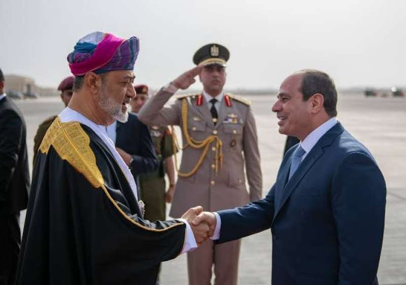 سلطان عمان في القاهرة