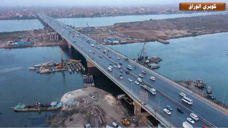 وزارة النقل تكشف حقيقة تكسير خرسانات «كوبري الوراق»