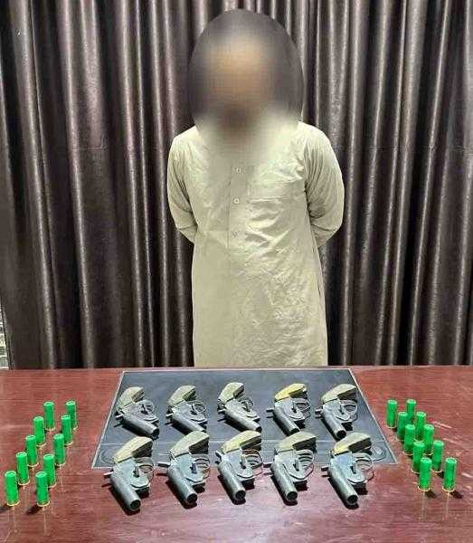 حبس تاجر سلاح بالمنيا 4 أيام على ذمة التحقيق