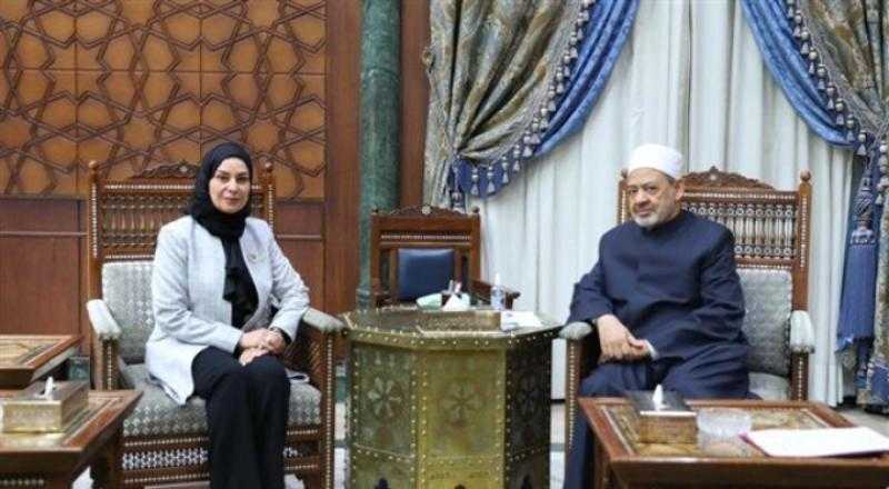 شيخ الأزهر يستقبل سفيرة مملكة البحرين لدى القاهرة.. تفاصيل