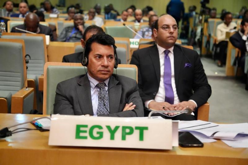 وزير الرياضة يُشارك في افتتاح الإجتماع الوزاري للشباب والثقافة والرياضة