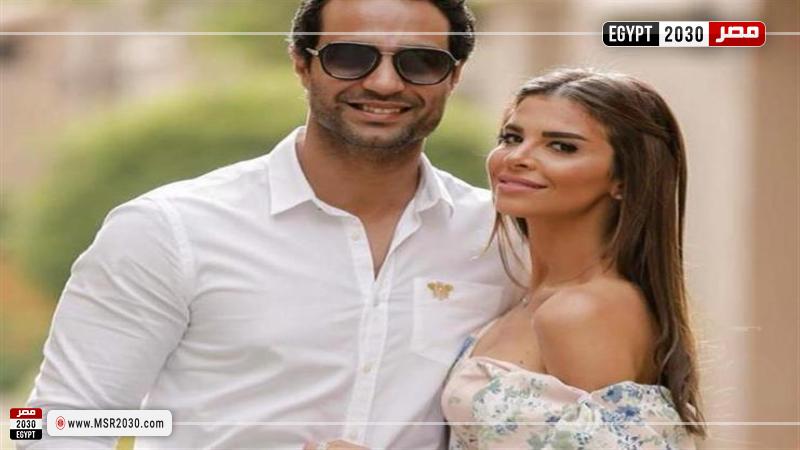كريم فهمي وزوجته