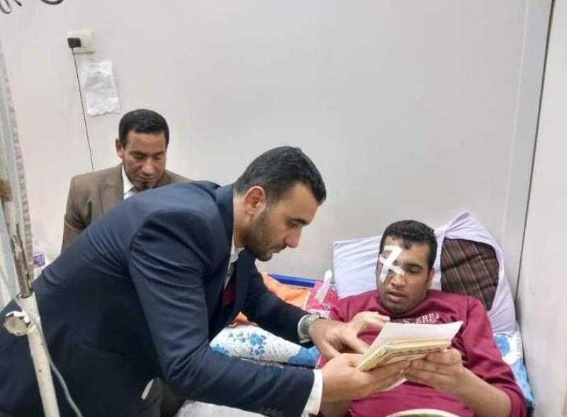 كلية القرآن الكريم جامعة الأزهر تقيم لجنة اختبار لطالبٍ في مستشفى الرمد بطنطا