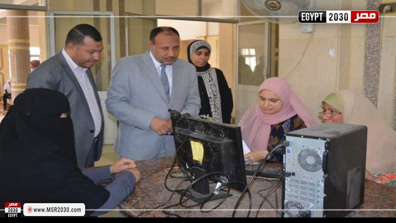 جانب من تفقد الامتحانات