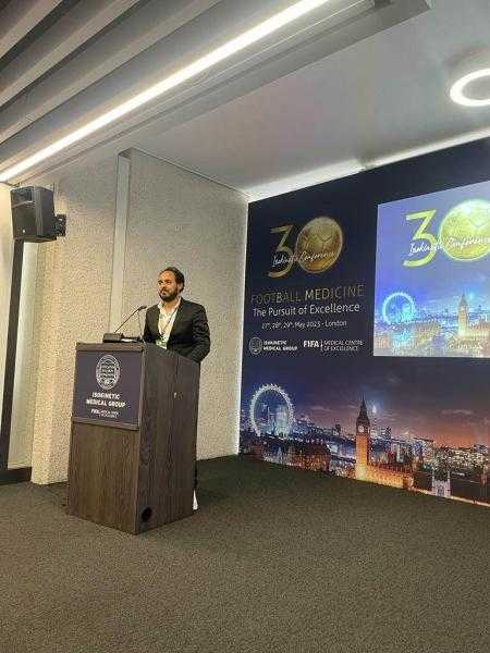 طبيب الزمالك يتواجد في مؤتمر الطب الرياضي في العالم