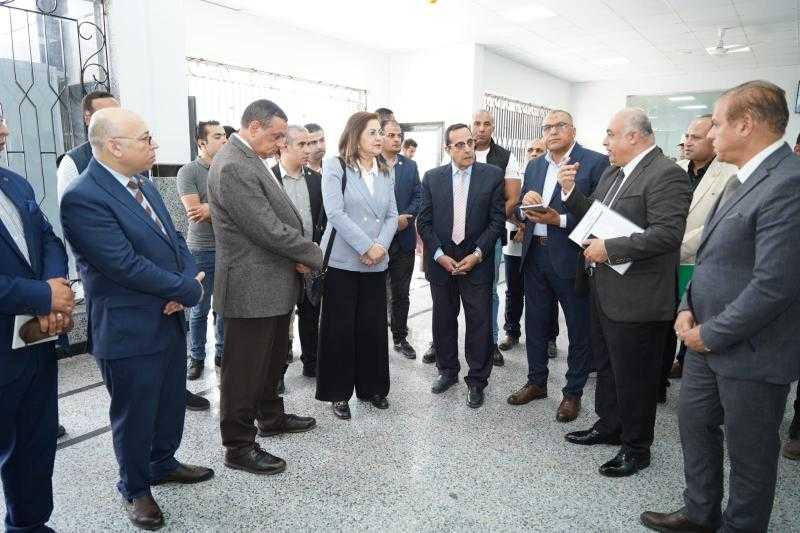 وزيرة التخطيط والتنمية الاقتصادية تفتتح المركز التكنولوجي بديوان عام شمال سيناء
