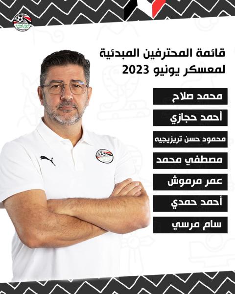 7 محترفين في القائمة المبدئية لمعسكر منتخب مصر