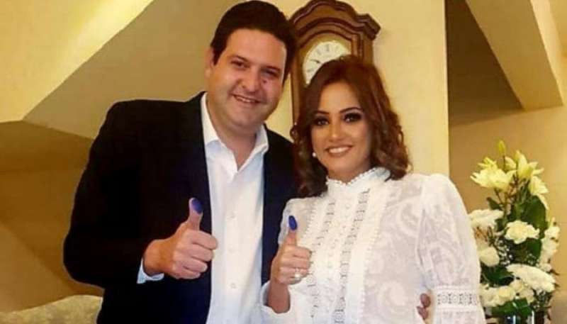 بشرى وزوجها 