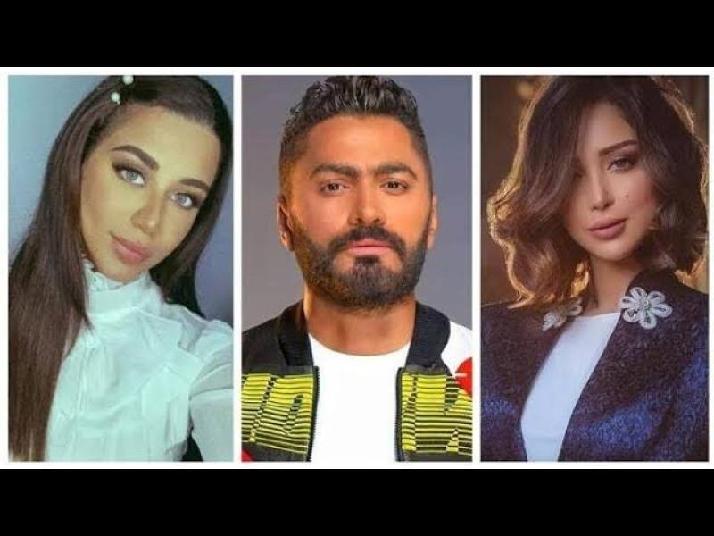 بسمة وتامر مع يارا السكري 