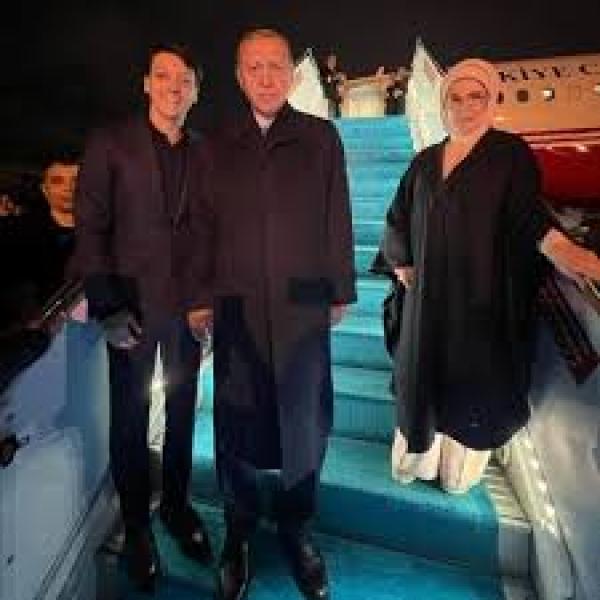 أوزيل وأردوغان 