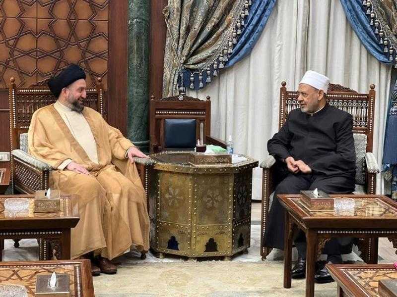 شيخ الأزهر يستقبل عمار الحكيم رئيس تيار الحكمة الوطني العراقي