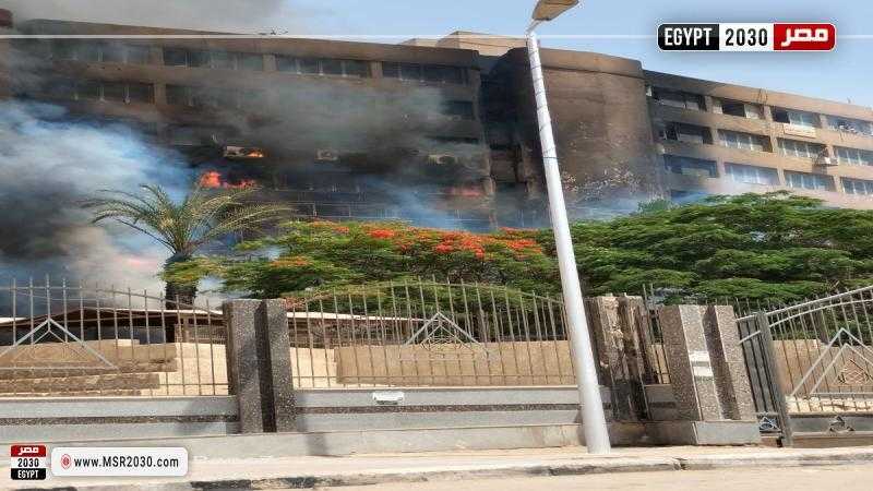 ننشر أسماء المصابين في حريق مبنى 15 مايو