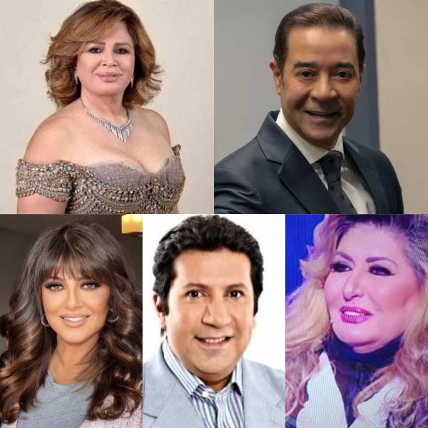 هالة وإلهام ورمزي يباركون لولي عهد الأردن مع نجوم العالم العربي