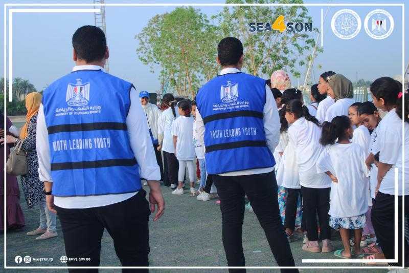 متطوعو وزارة الرياضة يطلقون «مستقبلنا 4» بمركز شباب البعيرات بالأقصر