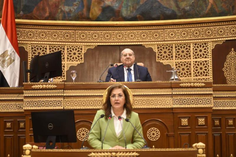 وزيرة التخطيط من مجلس الشيوخ