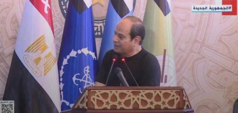 السيسي: نسعى لتخفيف آثار الأزمة الاقتصادية على المواطنين