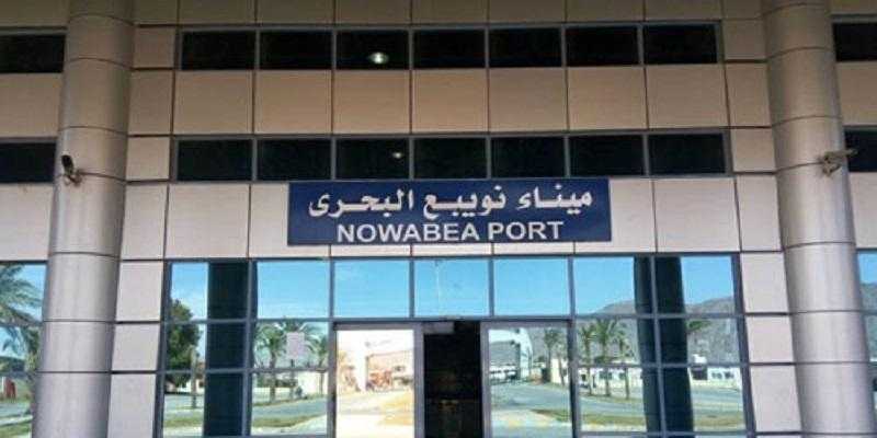 انطلاق أول فوج حج بري من ميناء نويبع البحري. اليوم