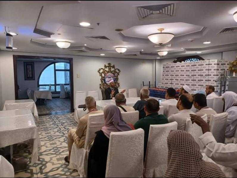 بالصور.. أئمة الأوقاف في أولى محاضرات بعثة الحج المصرية بالمدينة المنورة