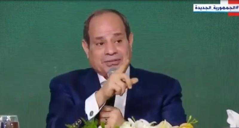 السيسي: أنا مش قلقان من السوشيال ميديا وإحنا بنجري على قد طاقتتا