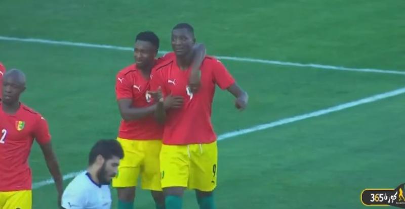هدف غينيا في مرمى منتخب مصر 