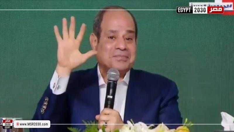 أبرز تصريحات السيسي خلال زيارته للبحيرة والإسكندرية اليوم