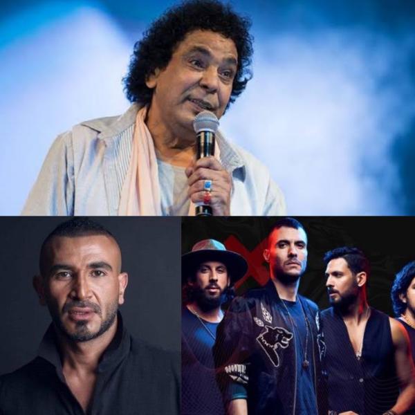 كايروكي وأحمد سعد يشاركان محمد منير في حفل مشواري