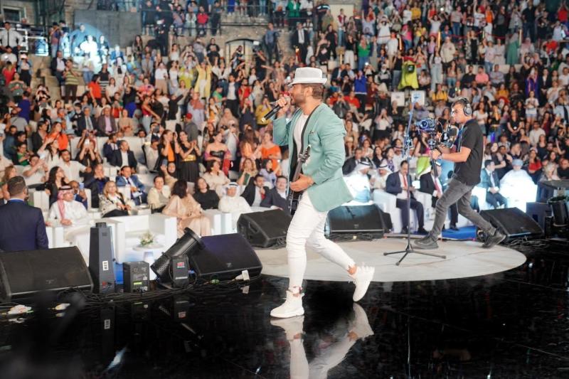 تامر حسني يوجه رسالة لجمهوره في تونس بعد حفل أمس