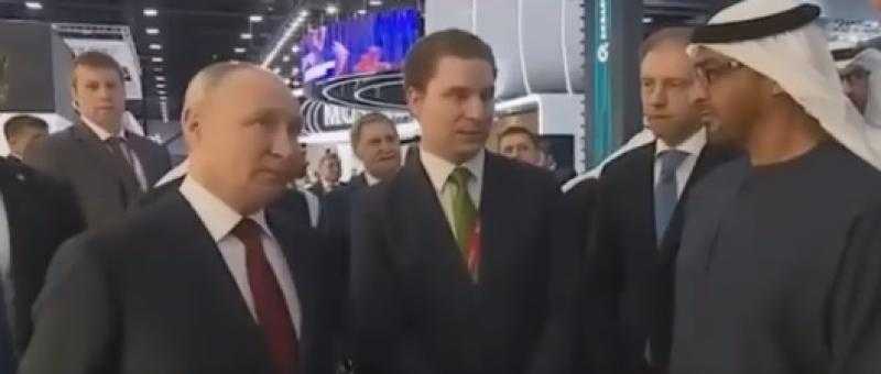بوتين لرئيس الإمارات: «سنقيم مشروعًا عملاقًا في مصر»