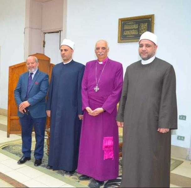 رئيس القطاع الديني بوزارة الأوقاف يستقبل وفد الكنيسة الأسقفية الأنجليكانية