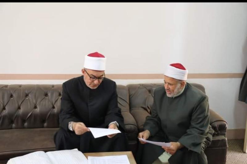 أمين البحوث الإسلامية خلال الجولة 