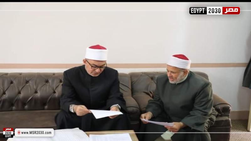 أمين البحوث الإسلامية خلال الجولة