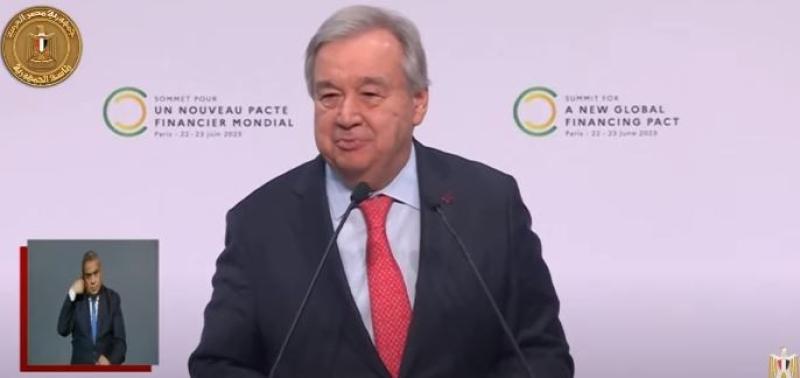 أنطونيو جوتيريش: 750 مليون شخص يعانون من الجوع