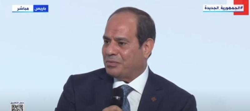 السيسي: لم نكن المتسبب في أزمات التغير المناخي ولكننا الأكثر تضررا
