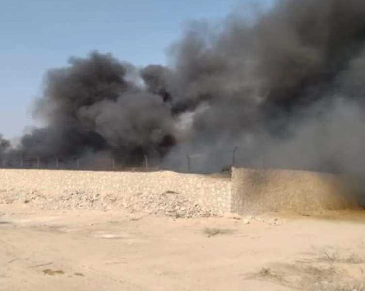 انتداب المعمل الجنائي للوقوف على سبب حريق نشب داخل مصنع