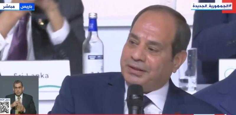 السيسي: نتحدث عن حقوق الإنسان بينما يغرق 2700 سنويًا بالهجرة غير الشرعية