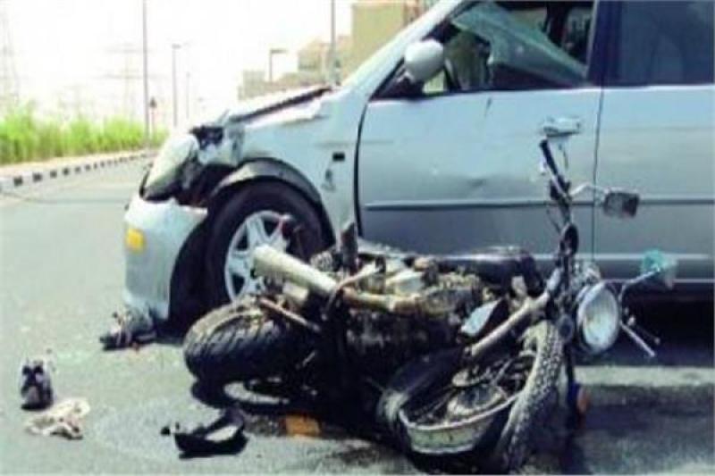 حادث دراجة نارية 