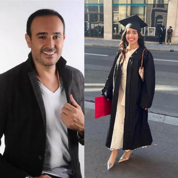 صابر الرباعي يحتفل بتخرج ابنته وحصولها على الشهادة الختامية
