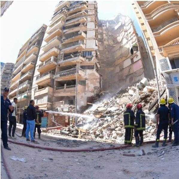 بيان عاجل من الصحة بشأن ضحايا العقار المنهار بالإسكندرية