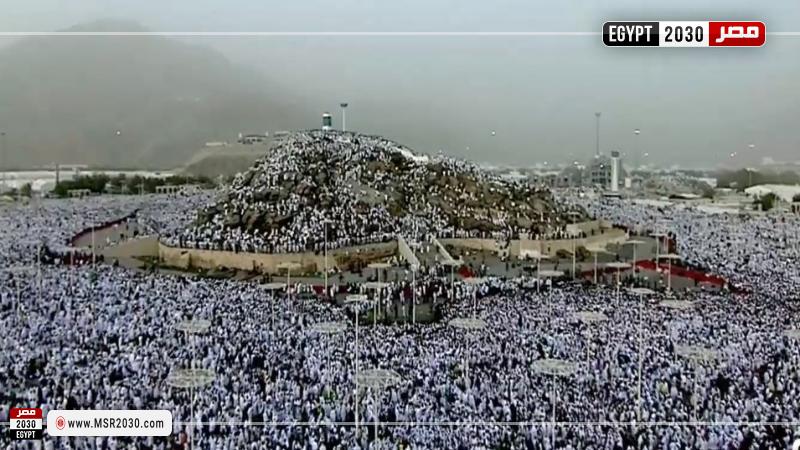 حجاج بيت الله على جبل عرفات