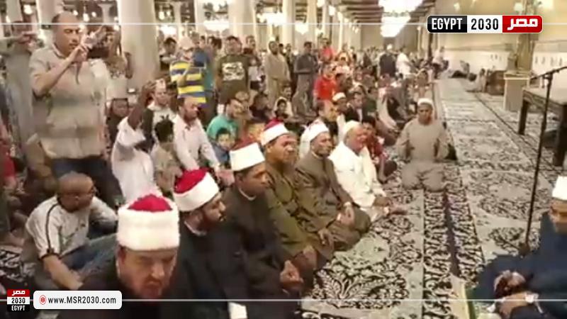 تكبيرات العيد من مسجد الحسين