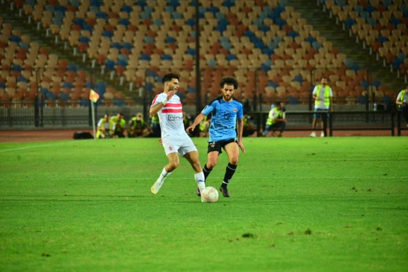 مباراة الزمالك وغزل المحلة 